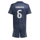 Real Madrid Eduardo Camavinga #6 Replike Gostujuci Dres za djecu 2025-26 Kratak Rukav (+ Kratke hlače)
